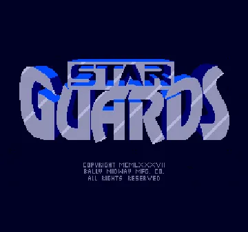 Star Guards screen shot title